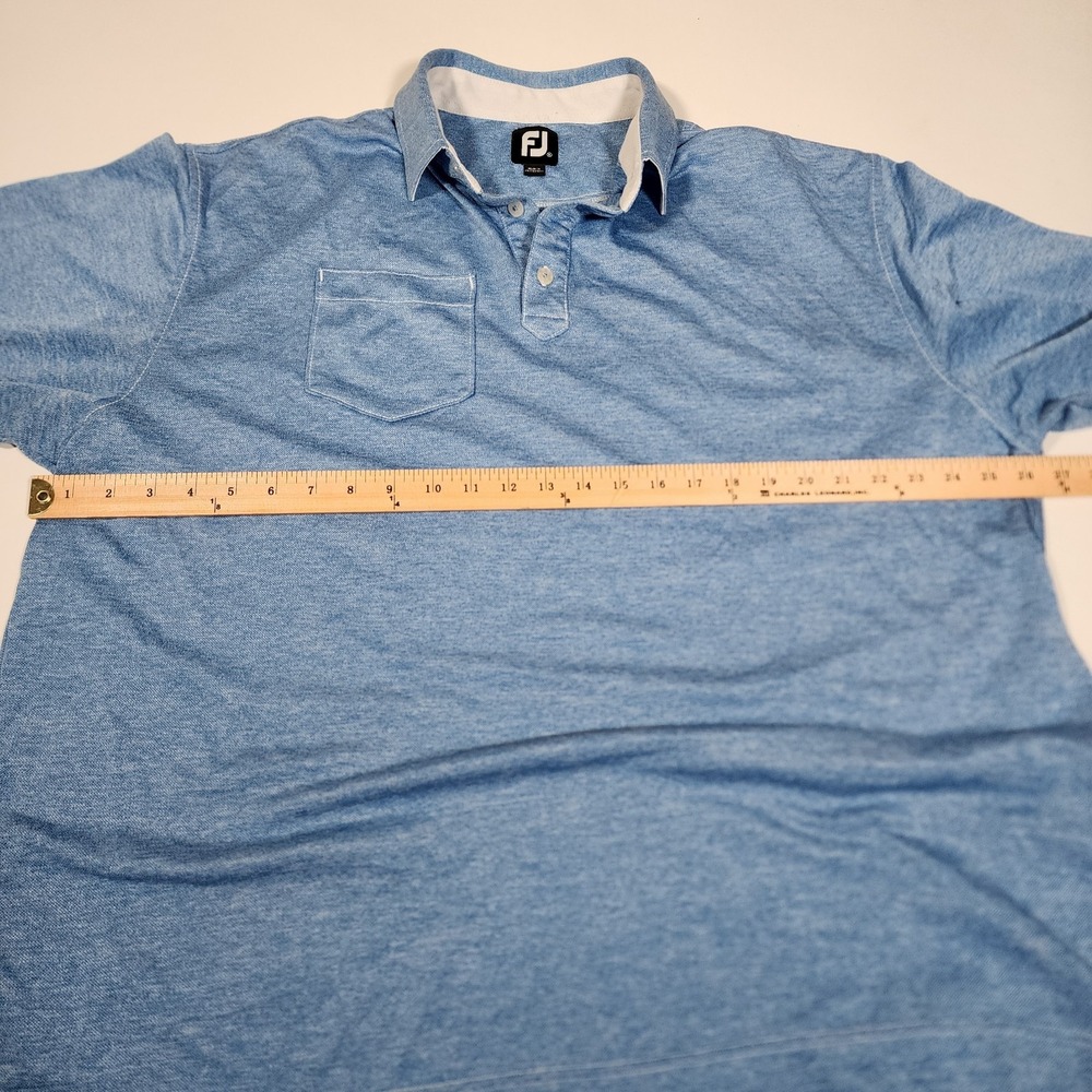 FootJoy Chateau Elan Golf Club Short Sleeve Polo Front Pocket Men's (XL) - Picture 4 of 9